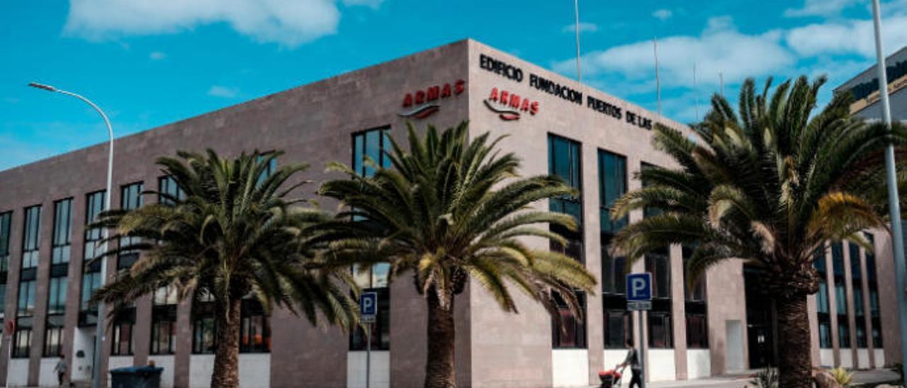 Edificio de la Fundación Puertos de Las Palmas donde estará emplazado el &#039;port center&#039;.