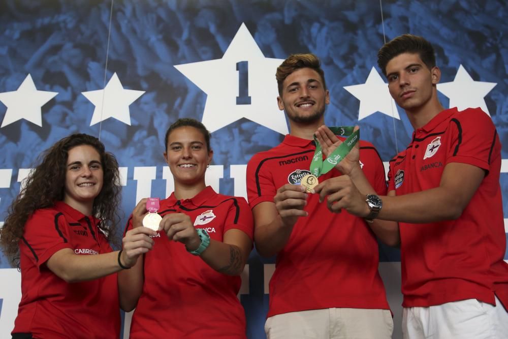 Cuatro deportivistas, campeones de Europa sub19