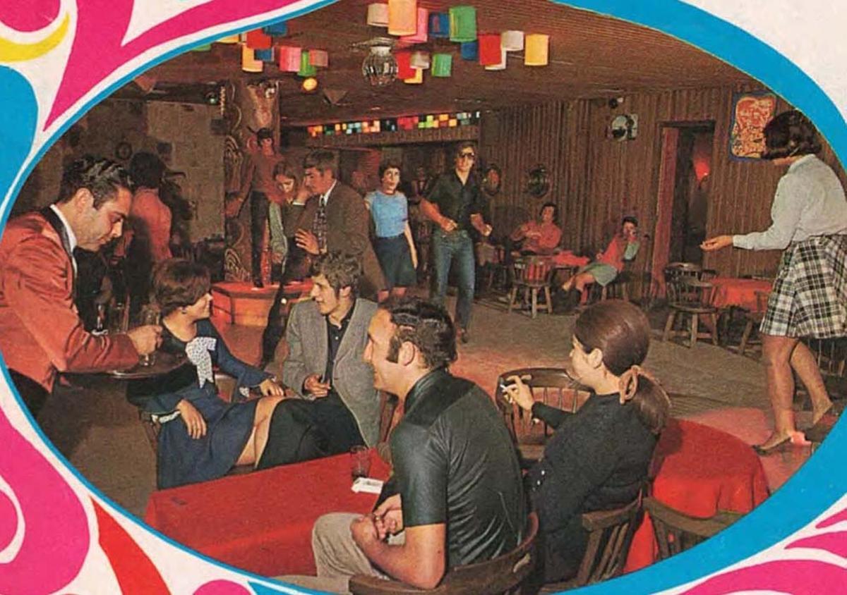 Discoteca Psychodelic, años 70.