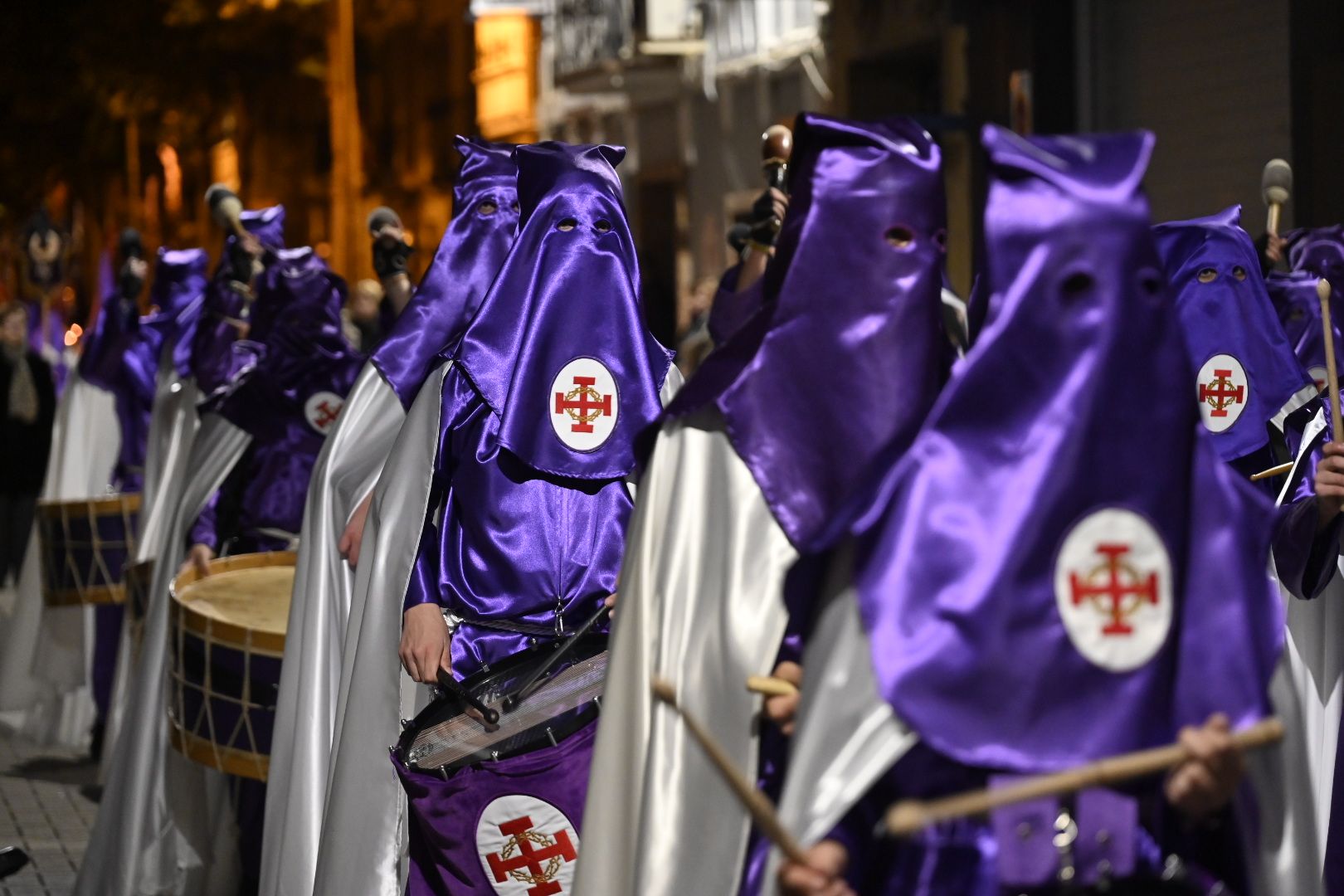 Las imágenes de la procesión del Santo Entierro en Vila-real