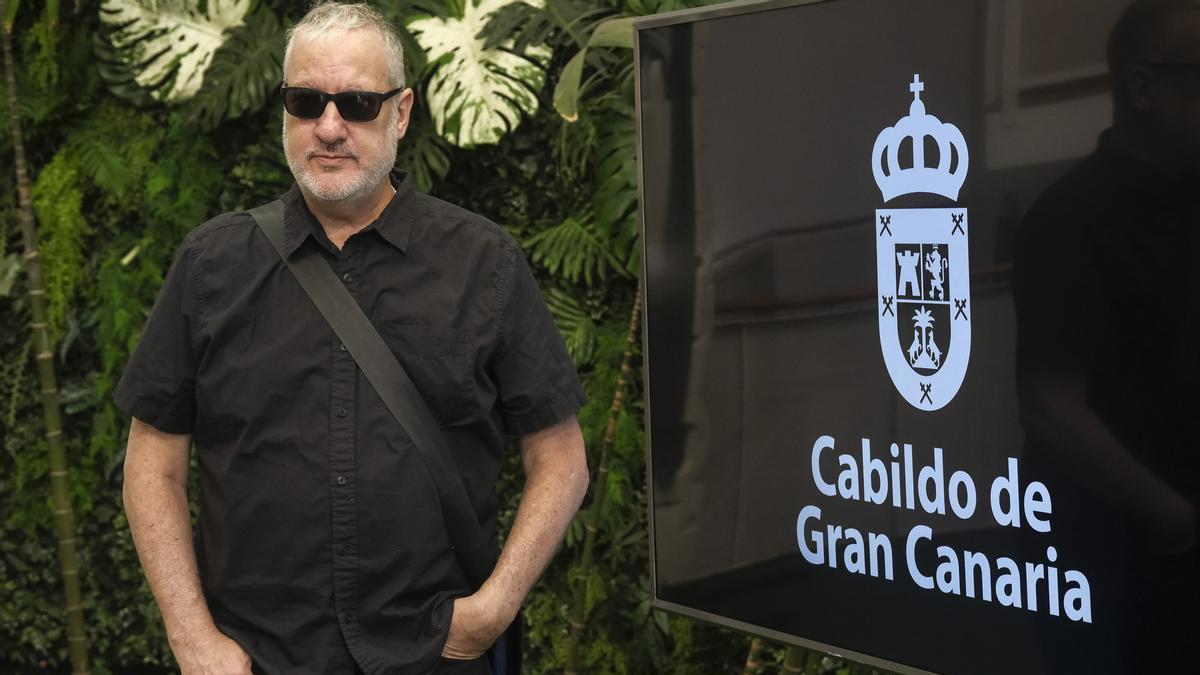 El fotógrafo estadounidense Spencer Tunick esta semana en el Cabildo de Gran Canaria.