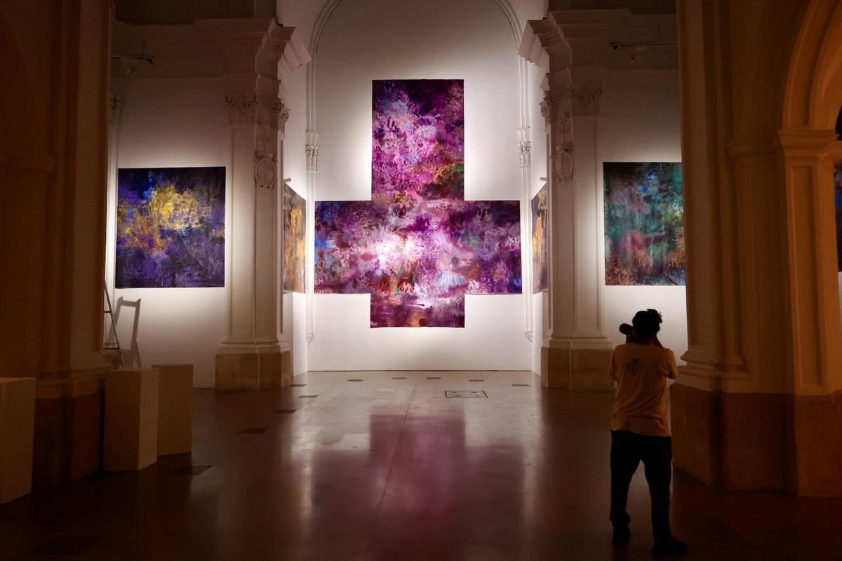Una parte de la muestra en la Sala Verónicas