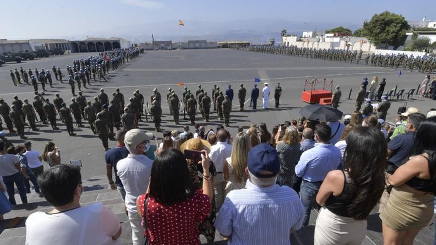 Despedida a militares que parten a Beirut en misión de Paz