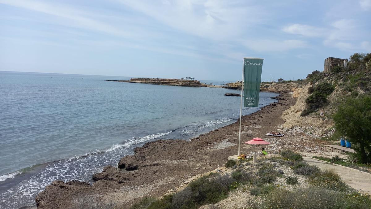 La playa de l&#039;Almadrava en la pasada Semana Santa