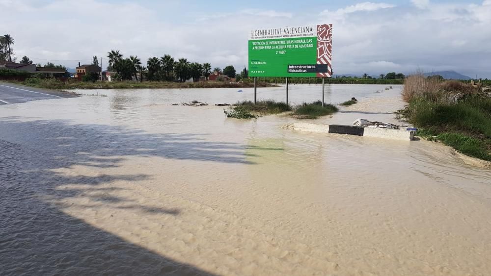 El río se desborda