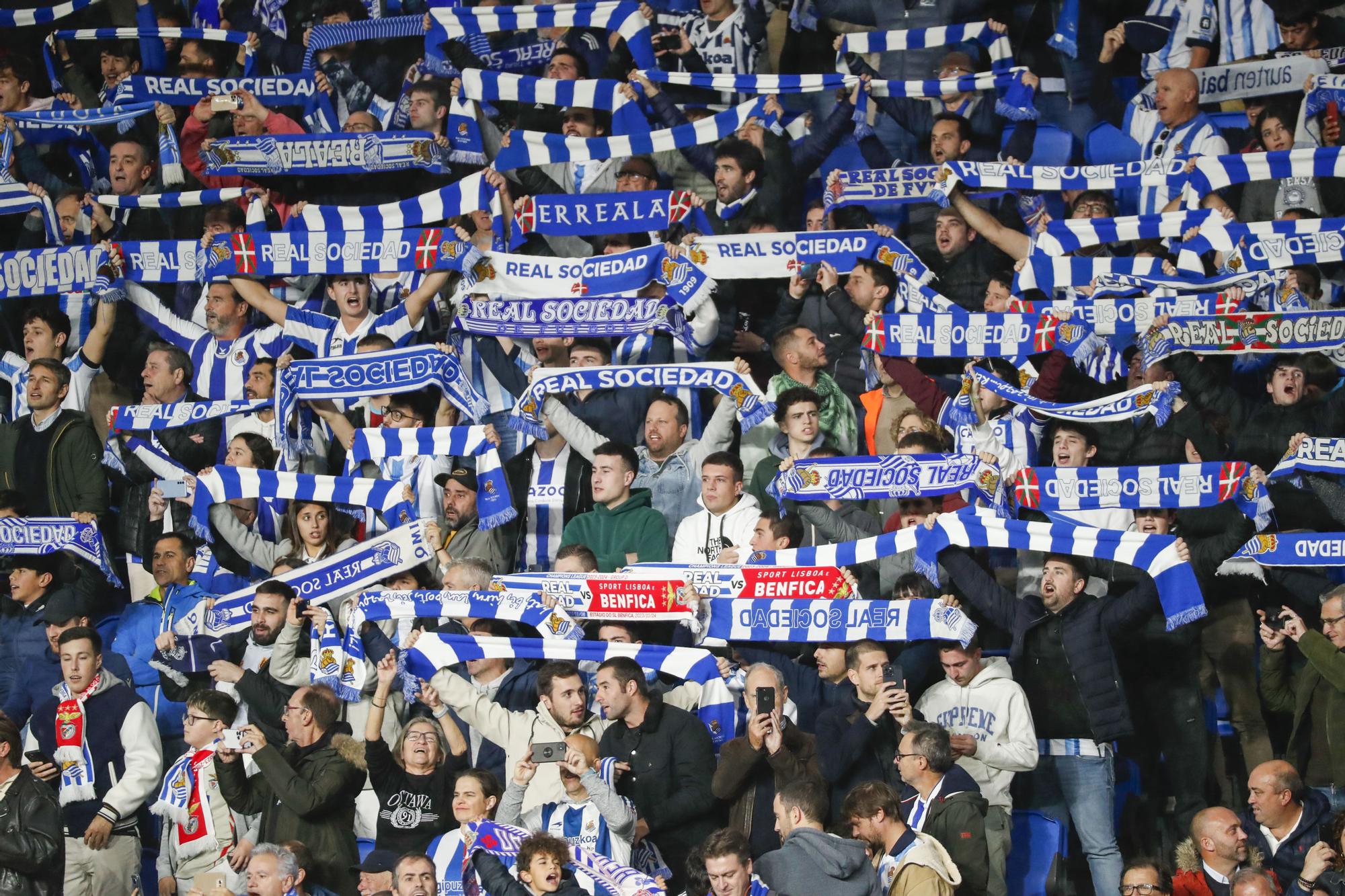 3-1. Un torrente llamado Real Sociedad arrolla al Benfica en 21 minutos