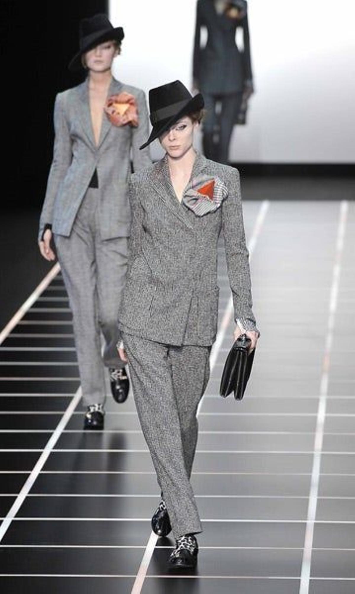 Desfile de Giorgio Armani en la Semana de la Moda de Milán