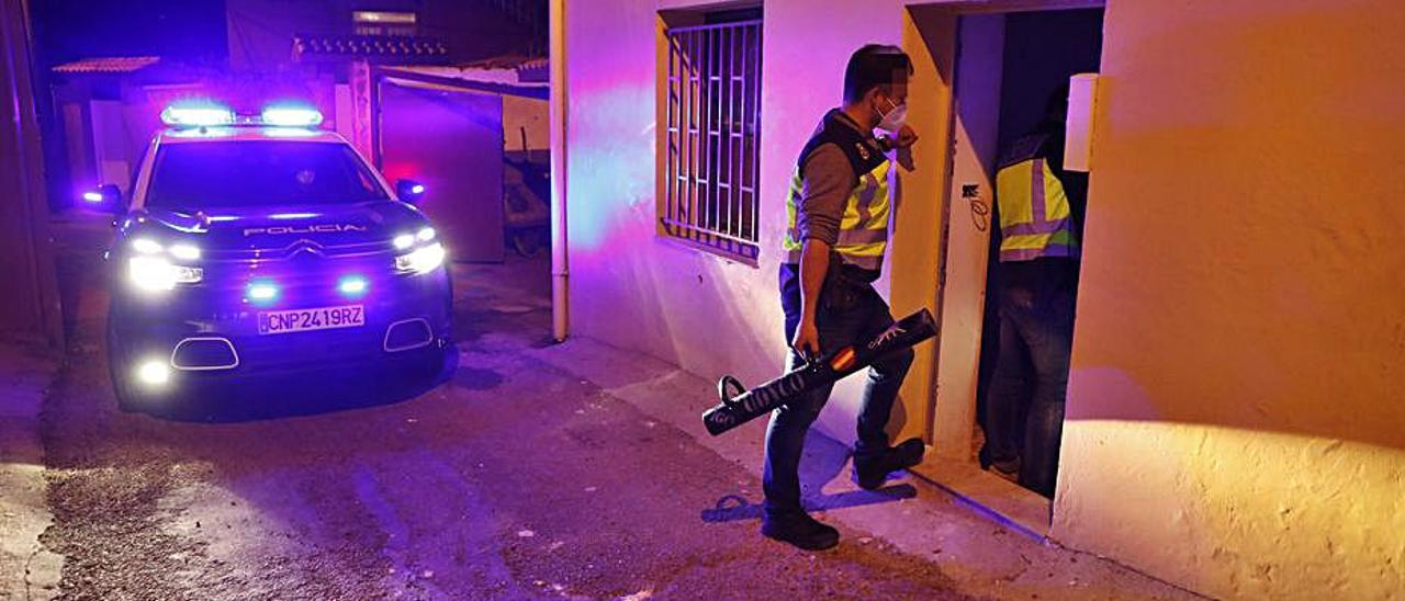 El operativo de marzo fue en la misma vivienda de Laxe Redomeira.