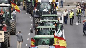 La protesta d’agricultors a Madrid reuneix menys assistents