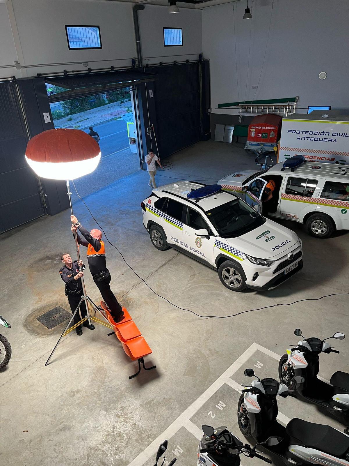 Protección Civil activó ayer un operativo especial en Antequera