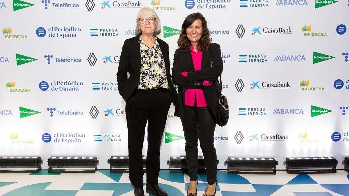 Gabriela Cañas, presidenta de la Agencia EFE, y Soledad Álvarez, directora de Estrategia de la Agencia EFE.