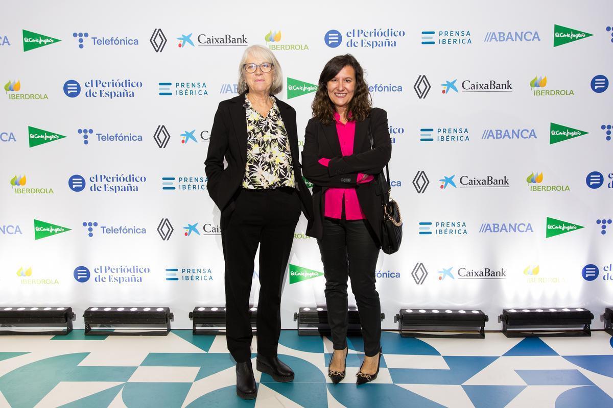 Gabriela Cañas, presidenta de la Agencia EFE, y Soledad Álvarez, directora de Estrategia de la Agencia EFE.