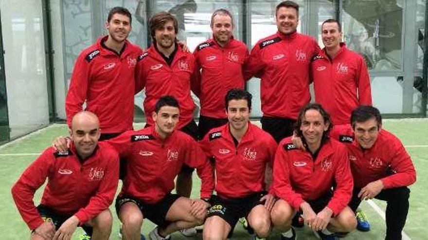 Formación del Condesa Sport de primera división. // FDV