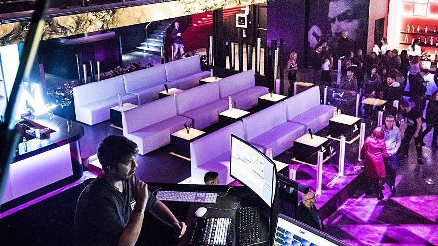 Interior de la discoteca Seven Seven de Manresa, que està tancada, en una imatge d&#039;abans de la pandèmia