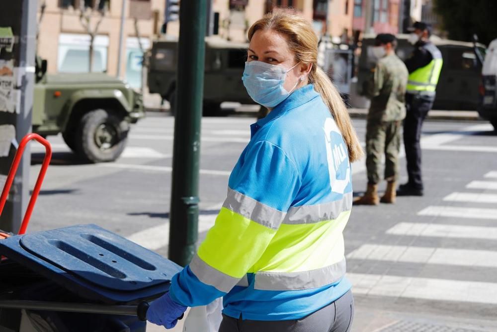 Murcia en su tercer domingo de confinamiento