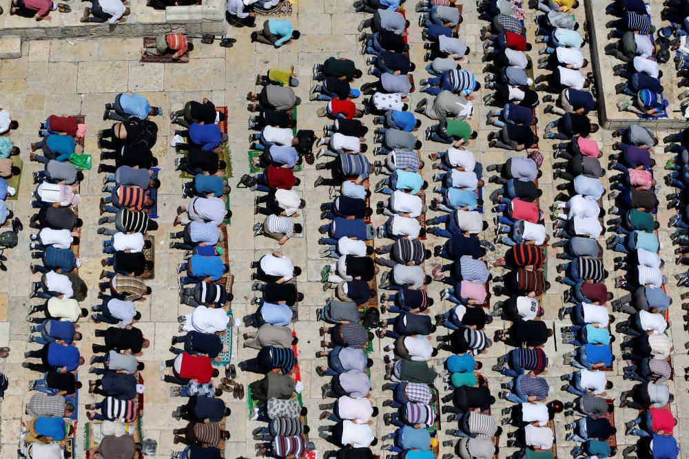 Friday prayers for Ramadan at the compound known ...