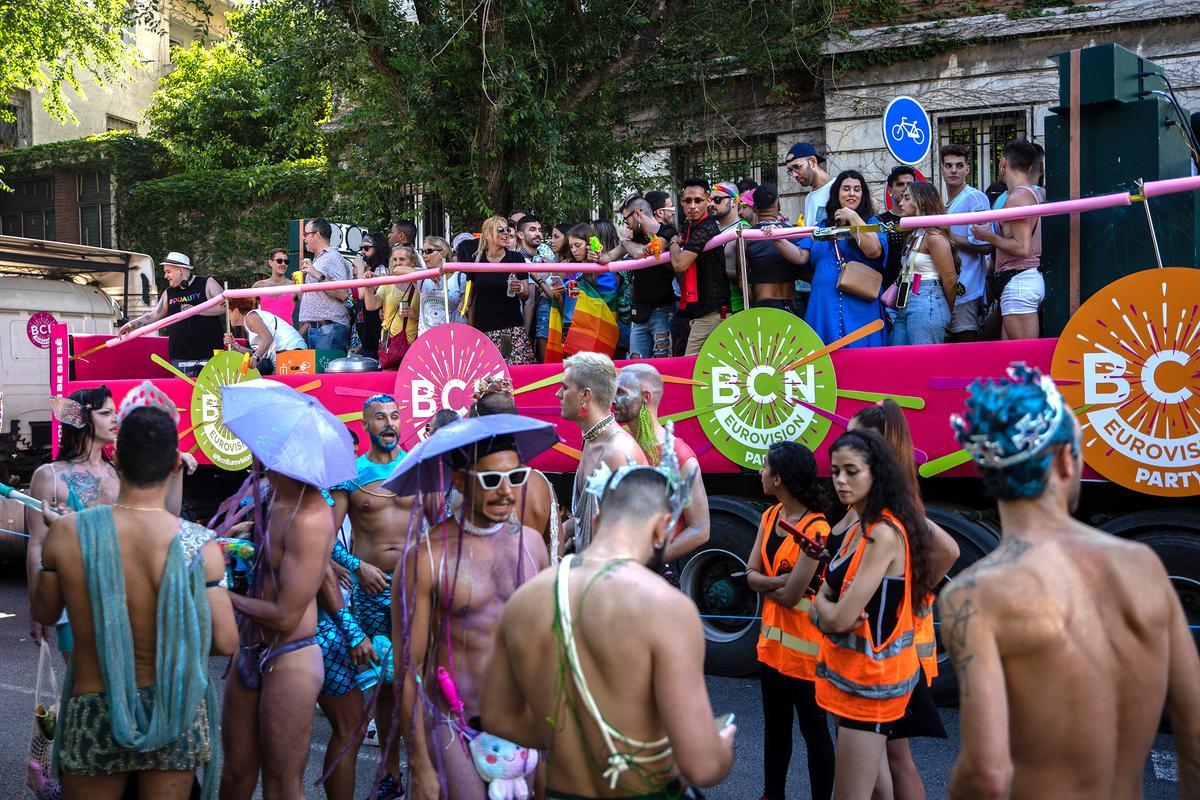 Manifestación del Día del Orgullo en Barcelona