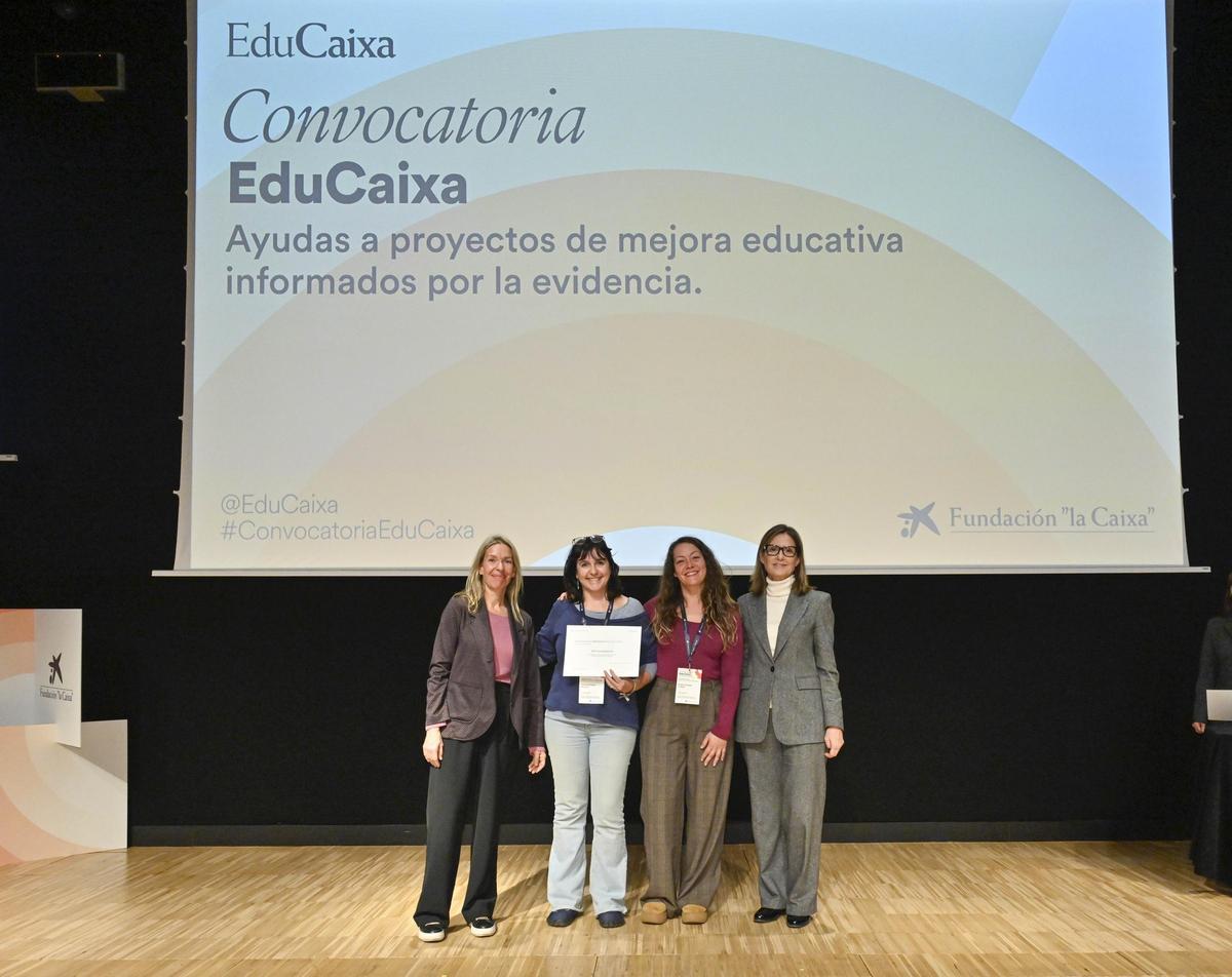 El IES Guadalquivir de Córdoba, en la entrega de la ayuda de Fundación La Caixa.