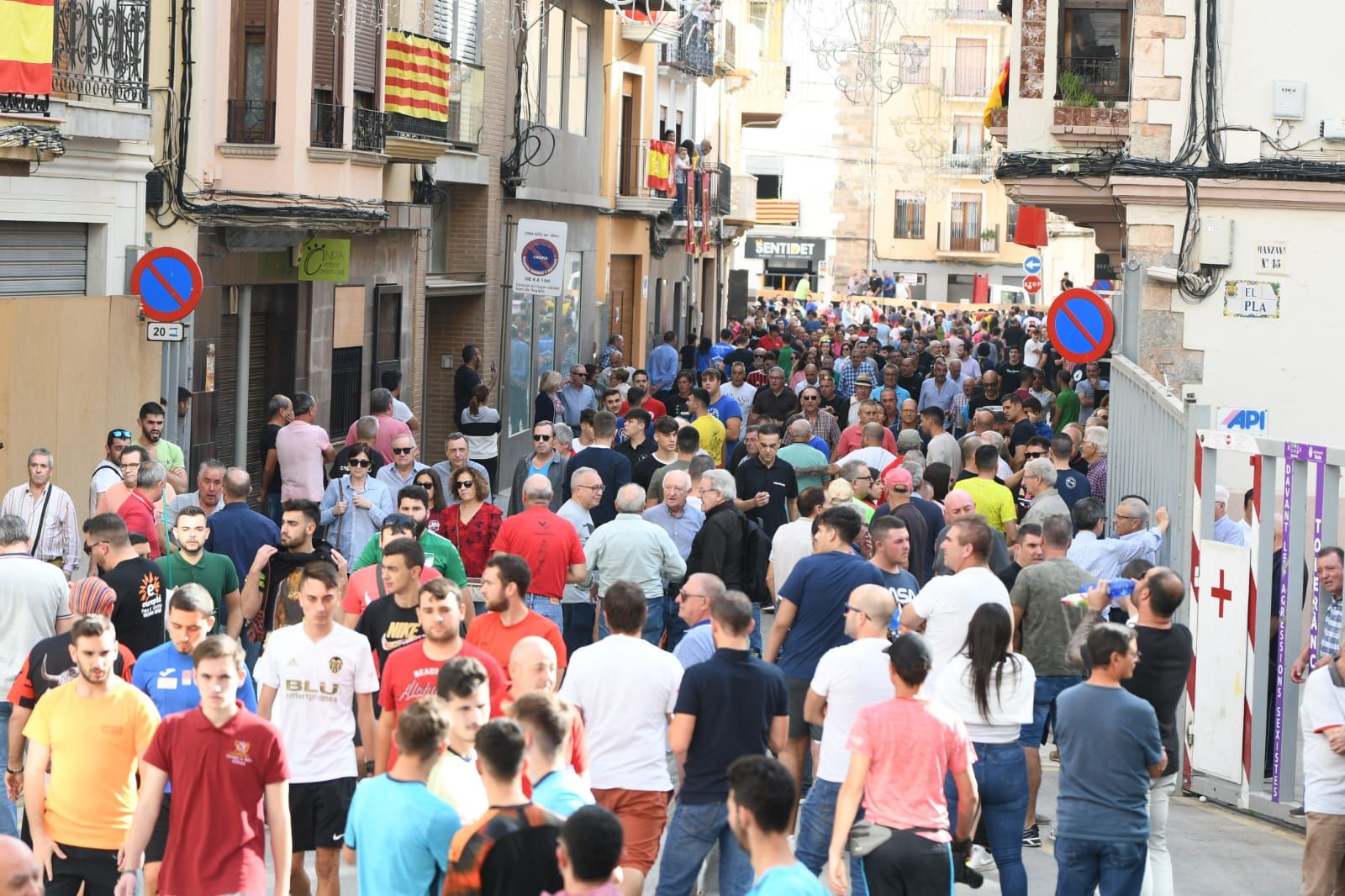 Las mejores imágenes del primer encierro de la Fira d'Onda