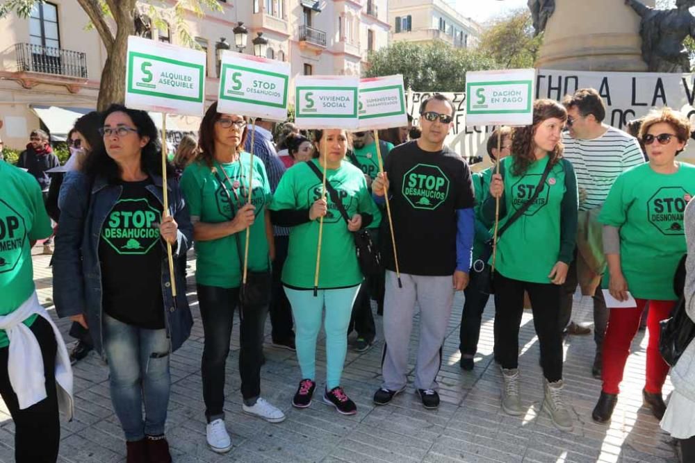 Protesta por los alquileres abusivos en Ibiza