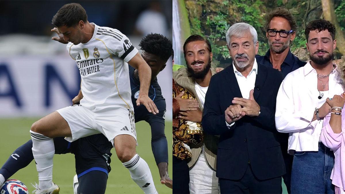 Partido del Real Madrid y equipo de 'Supervivientes'