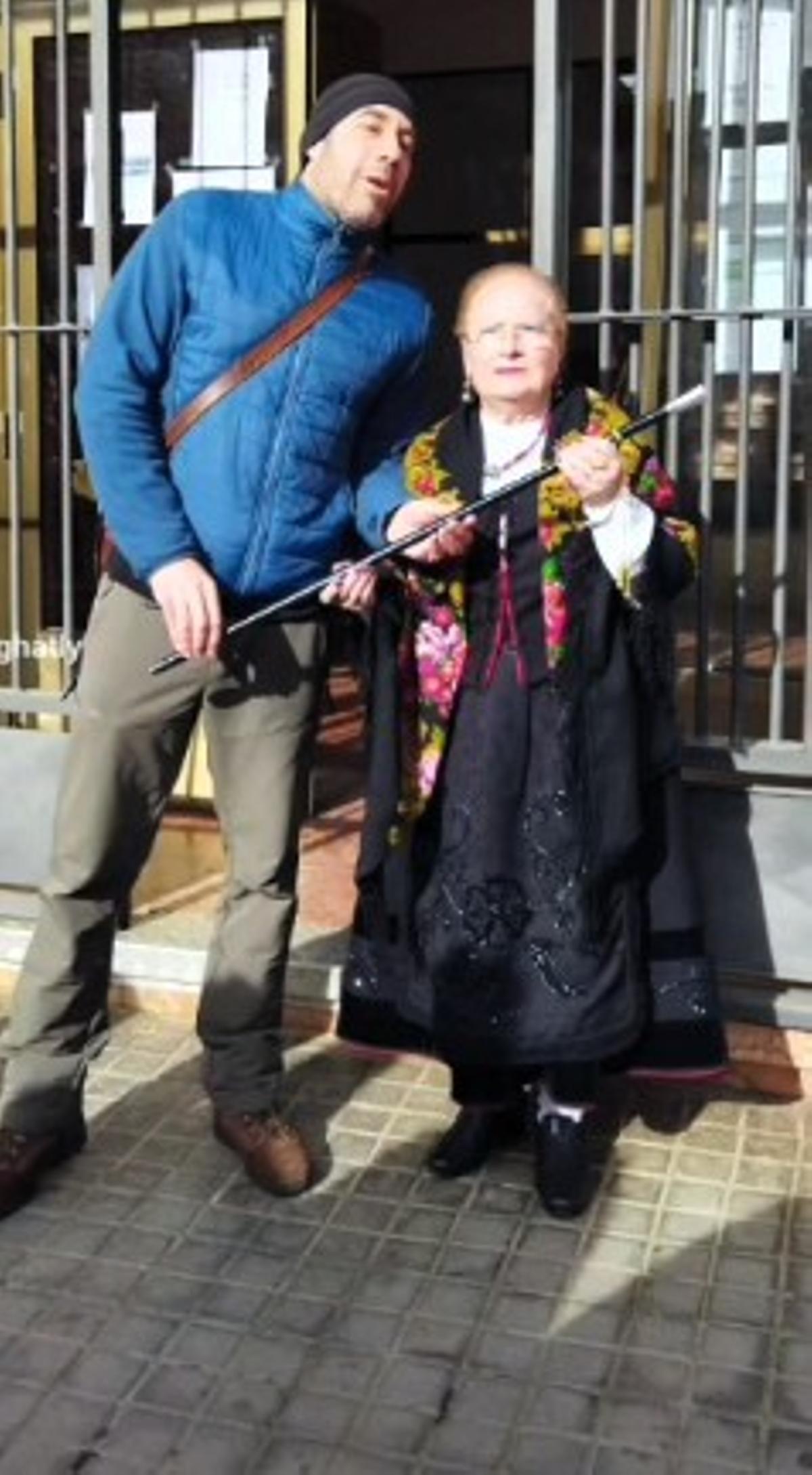 Fiesta de las águedas en Quiruelas de Vidriales.