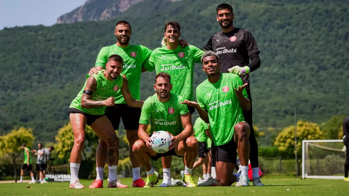 El Girona inicia su estancia en la Vall d'en Bas