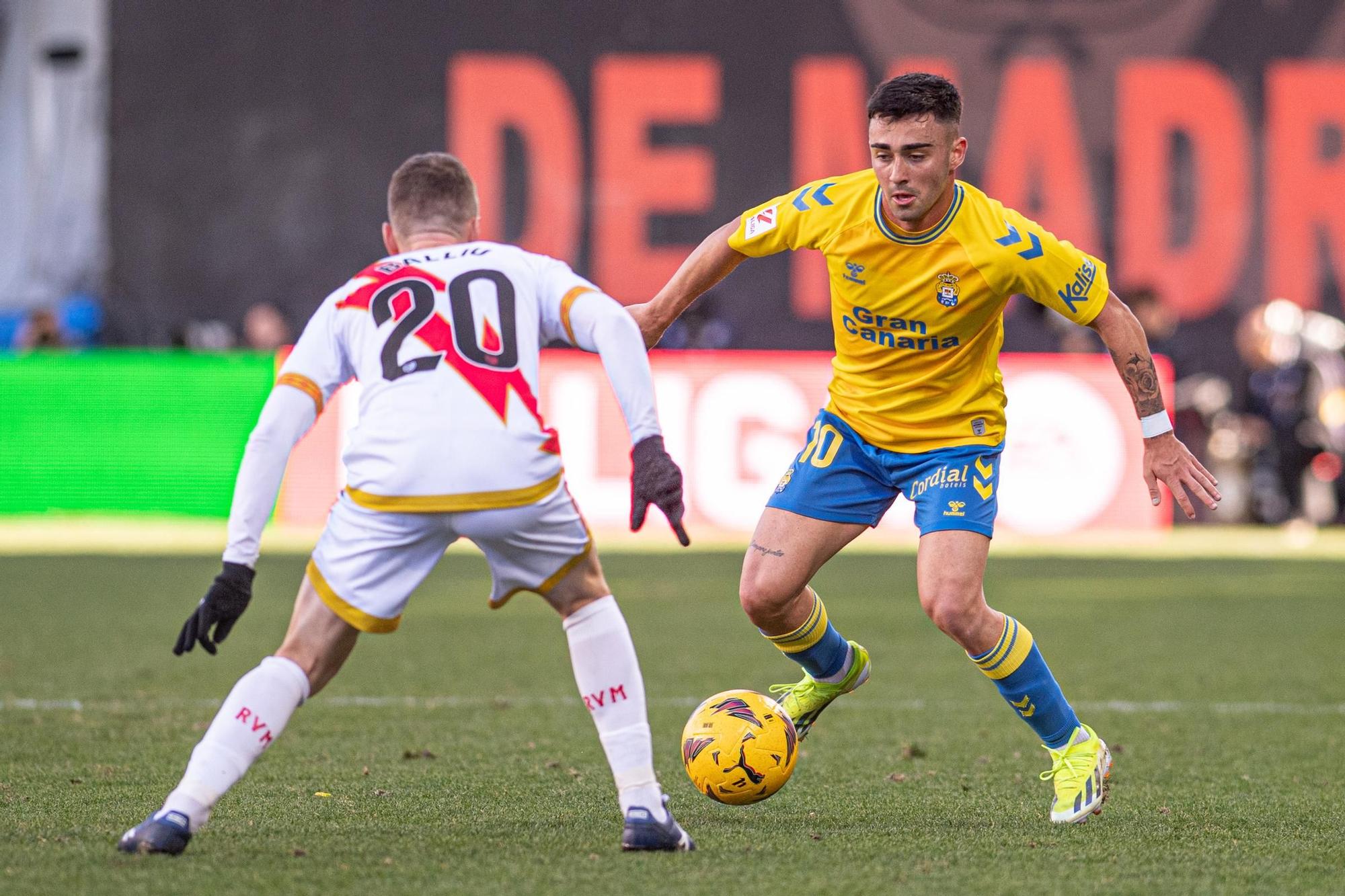 Partido entre el Rayo Vallecano y la UD Las Palmas