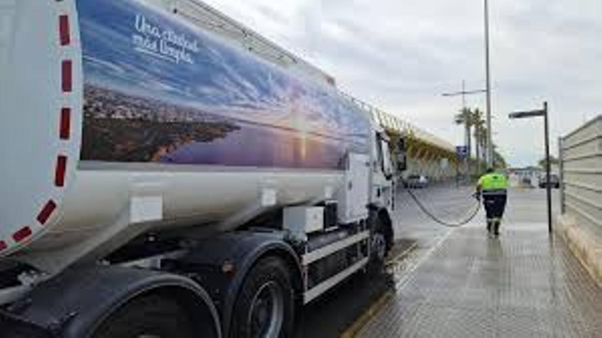 Servicio de limpieza viaria de Acciona
