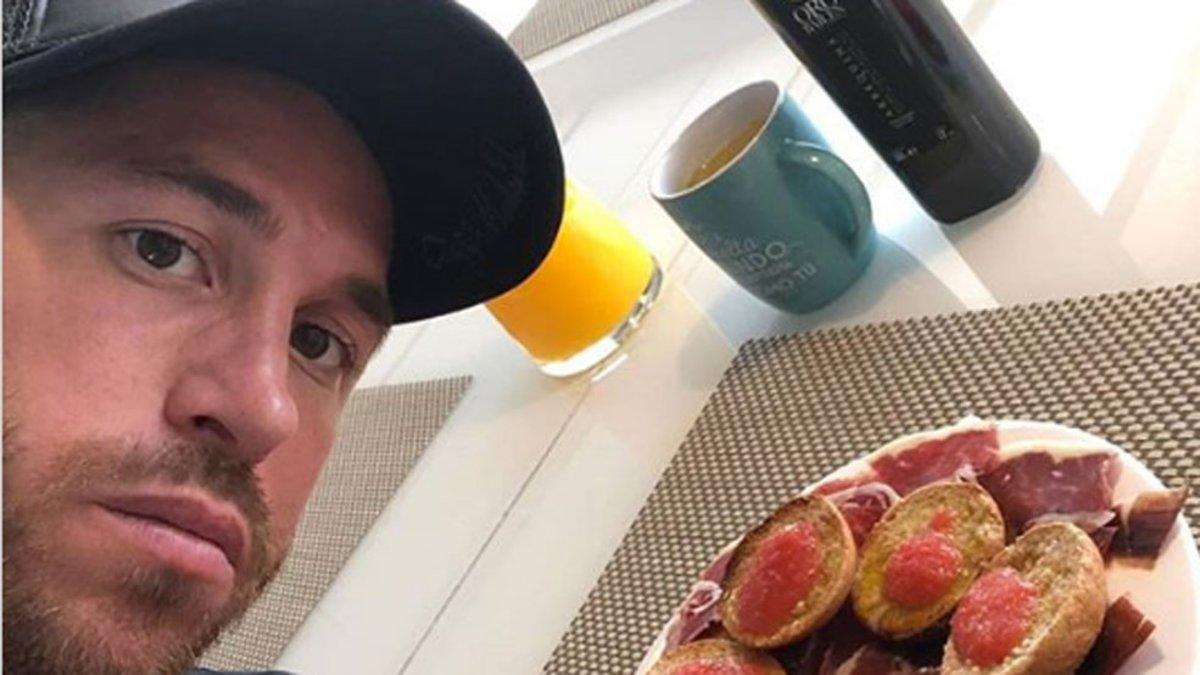 El desayuno de Sergio Ramos