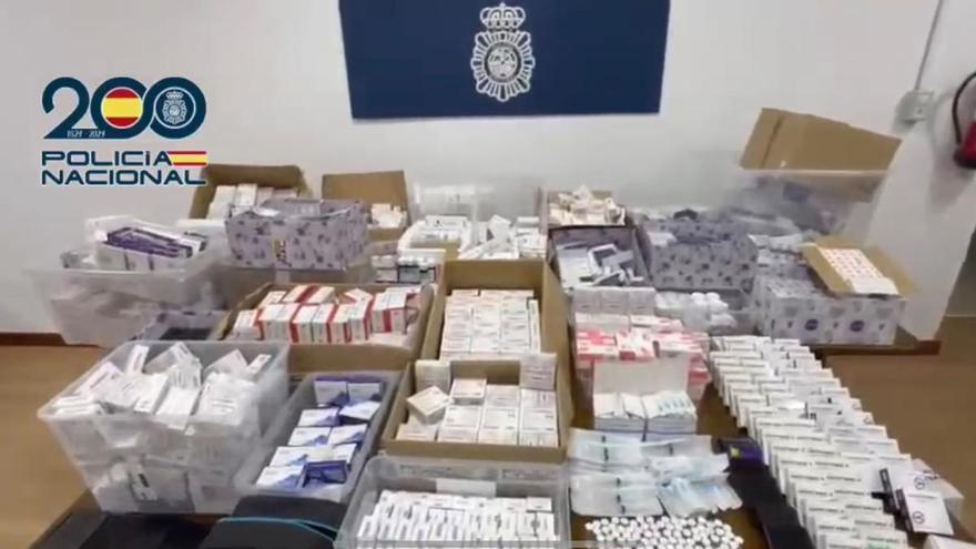 Un detenido por traficar con anabolizantes, sustancias dopantes y medicamentos sin autorización