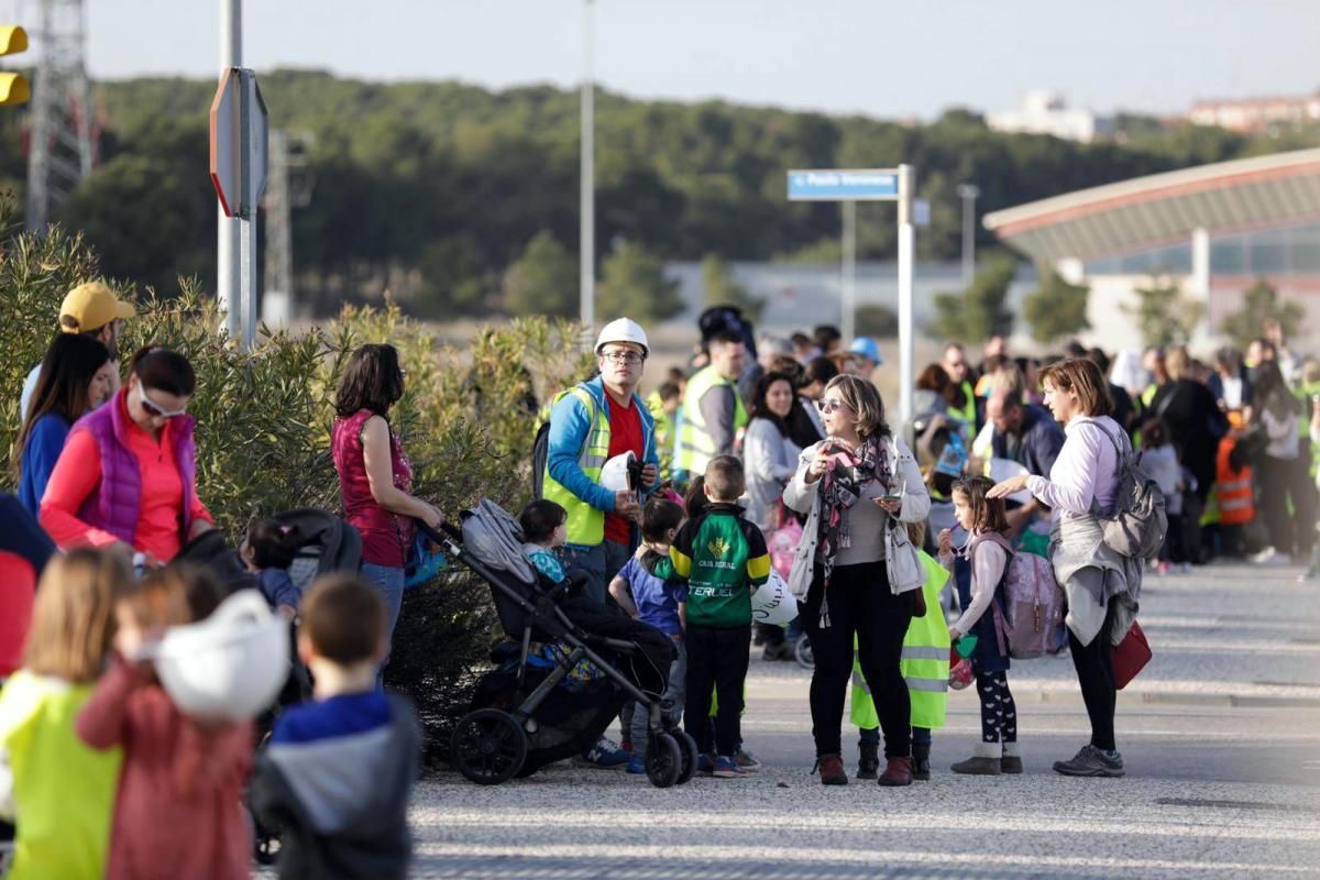 Protesta de las familias del colegio Parque Venecia