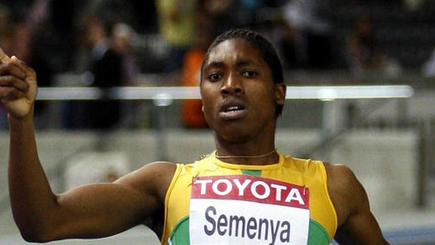 La campeona del mundo de 800 metros, Caster Semenya