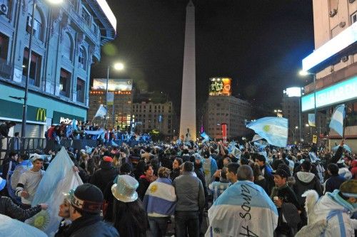 La clasificación para la final del Mundial desbordó de alegría a los aficionados argentinos