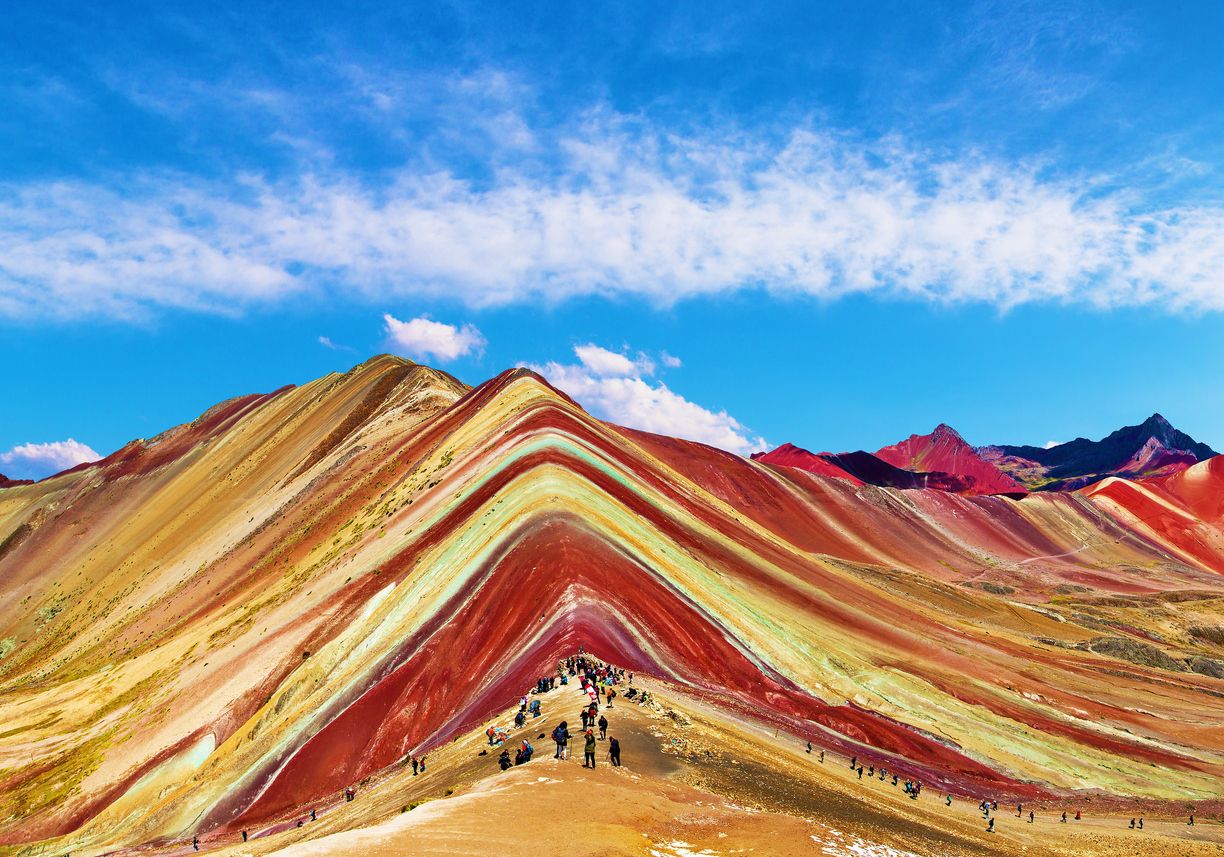 Montaña de los Siete Colores, en Perú.