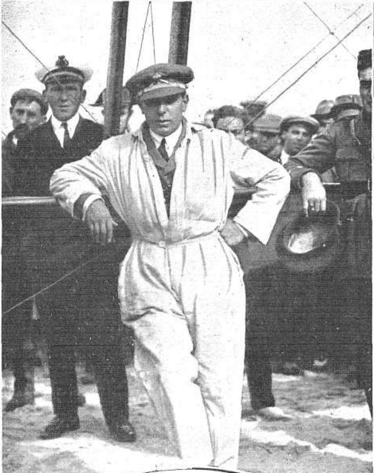 El capitán y piloto Joaquín Loriga Taboada.