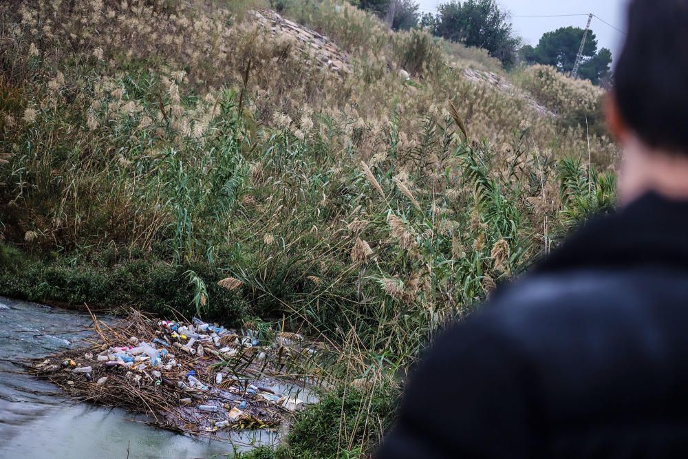 La Conselleria de Medio Ambiente y la CHS impulsan medidas para evitar la contaminación del Segura en la Vega Baja por sólidos flotantes.