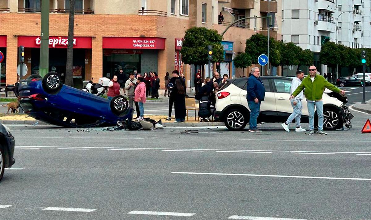Imagen del accidente.