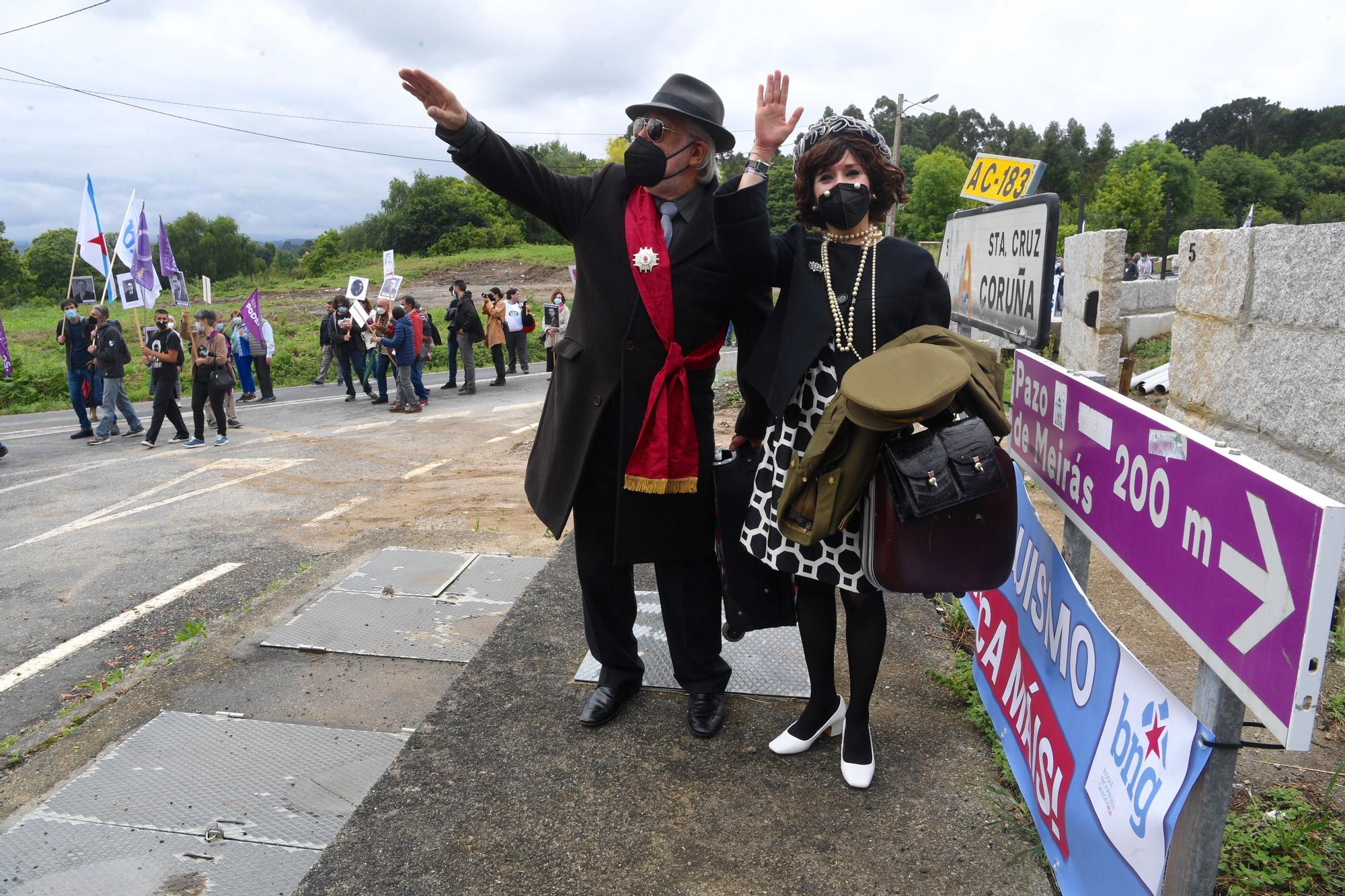 Más de 300 personas se manifiestan contra "nuevo expolio" en Pazo de Meirás