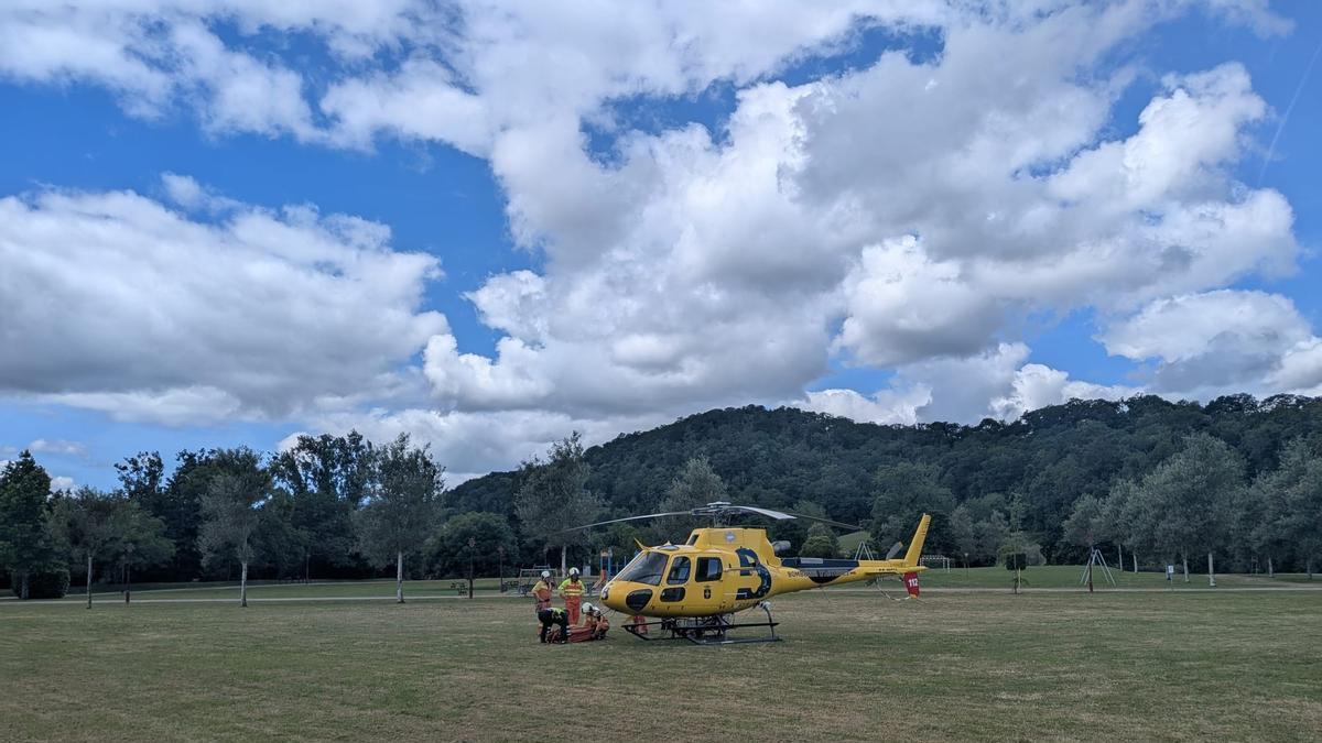 Archivo - Helicóptero del SEPA, emergencias, rescate
