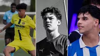 Tres futbolistas aragoneses dejan las canteras de grandes equipos de Primera División: "A por el próximo reto"