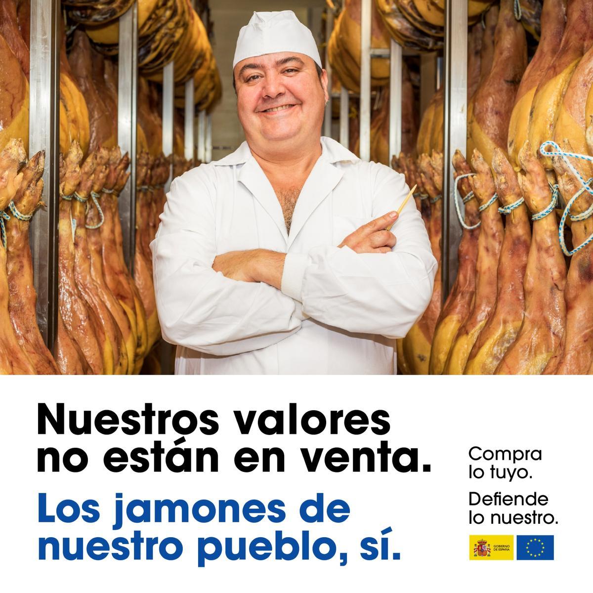 La campaña se divide en diferentes productos, como el jamón ibérico.