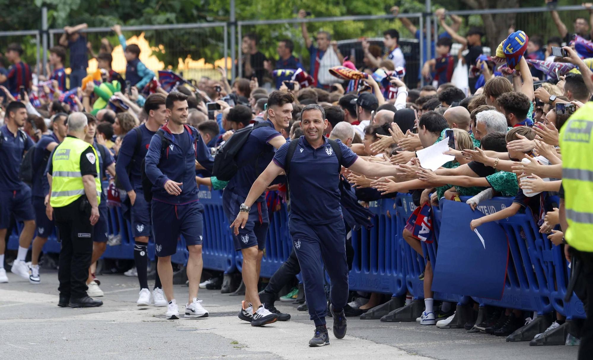 Recepción al Levante antes de enfrentarse al Albacete