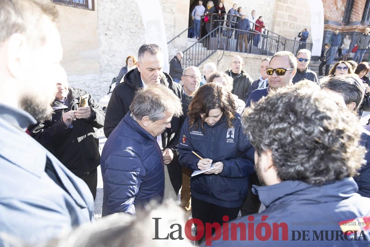 Así ha sido la visita de Isabel Díaz Ayuso a Caravaca de la Cruz