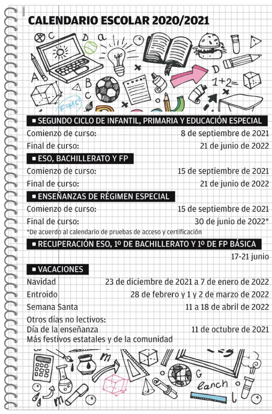 Calendario escolar