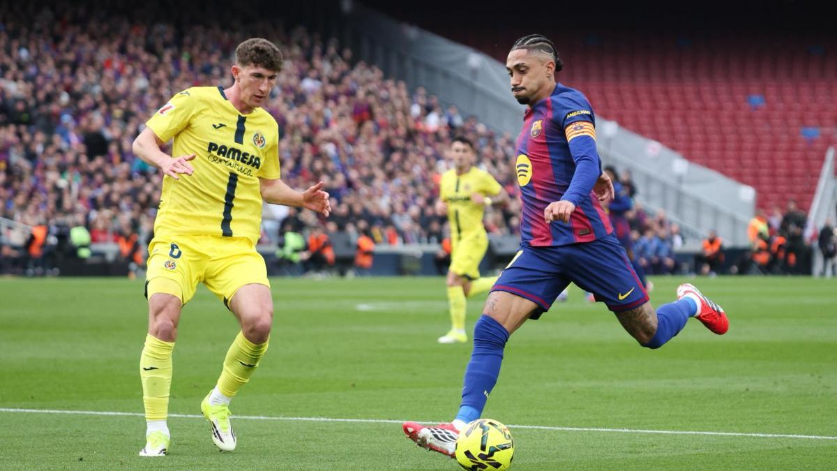 Raphinha ante el Villarreal