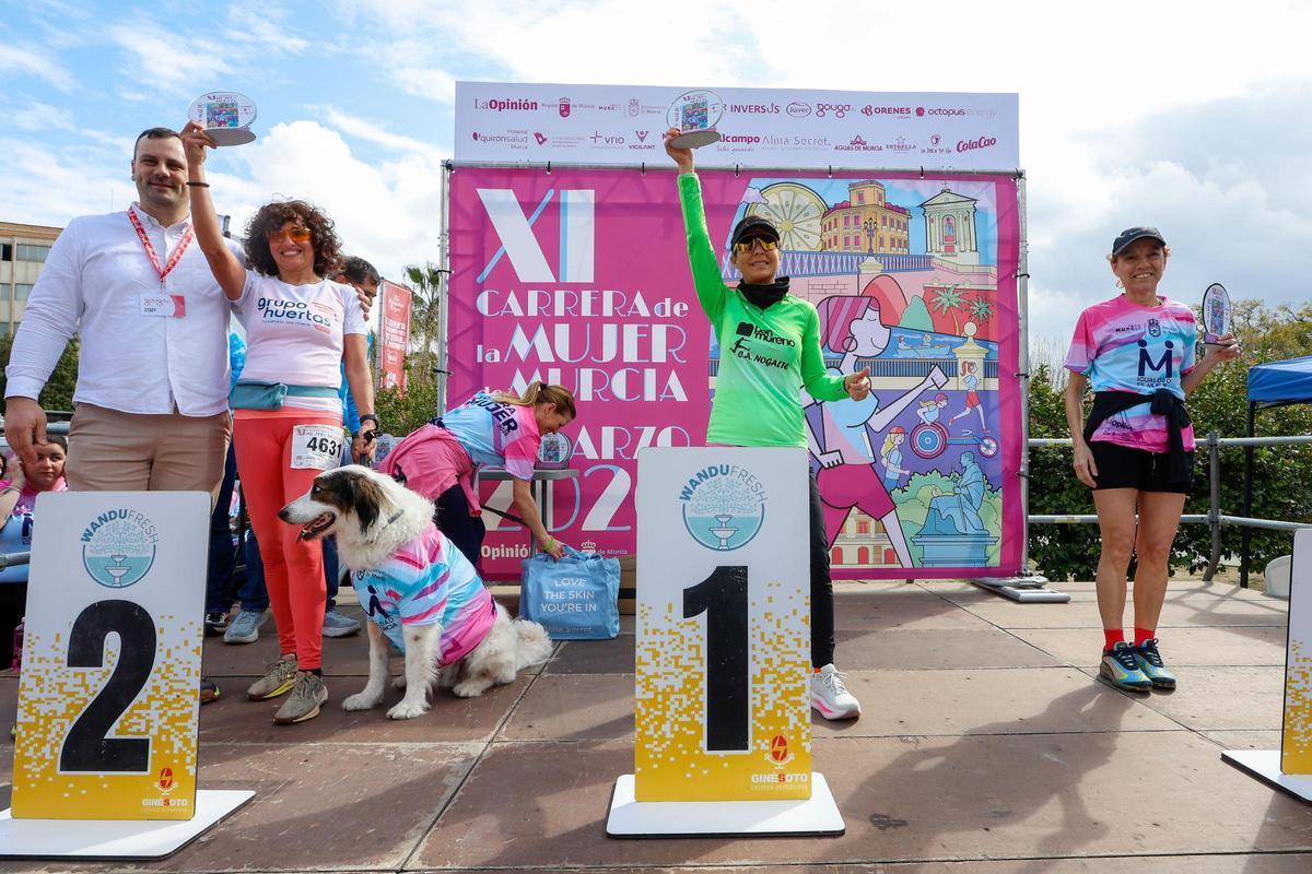 Las imágenes de la entrega de premios de la XI Carrera de la Mujer de Murcia