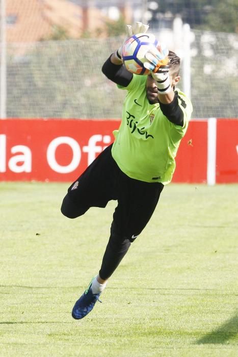 Entrenamiento del Sporting