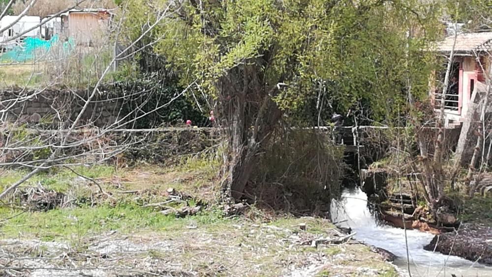 El punt on s'ha trobat el cadàver de l'home desaparegut al riu Llobregat al pas per Gironella