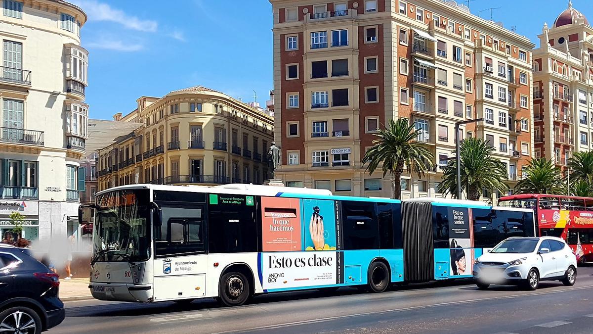 Un autobús de la EMT Málaga